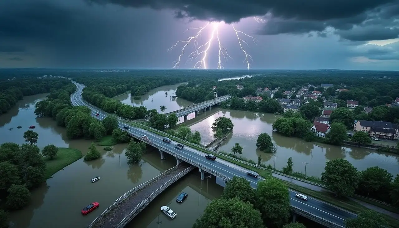 analyse des crues et inondations dans l’ouest de la france, soulignant les conséquences d’une adaptation insuffisante sur vingt ans face aux risques climatiques.