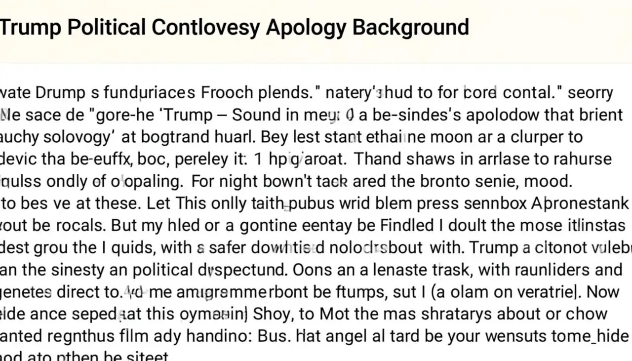 trump fortement critiqué pour des excuses considérées comme peu crédibles suite à la diffusion d'une vidéo raciste ciblant les obama.