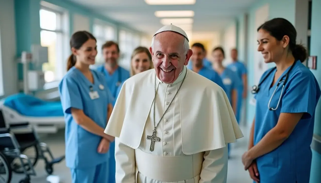 Le pape François s'apprête à quitter l'hôpital