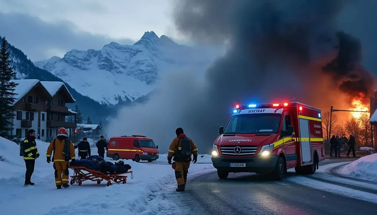 Drame à Crans-Montana : 9 Français blessés dans un incendie mortel, 8 personnes toujours portées disparues