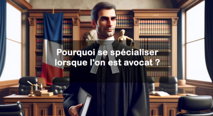 pourquoi se spécialiser lorsque l'on est avocat