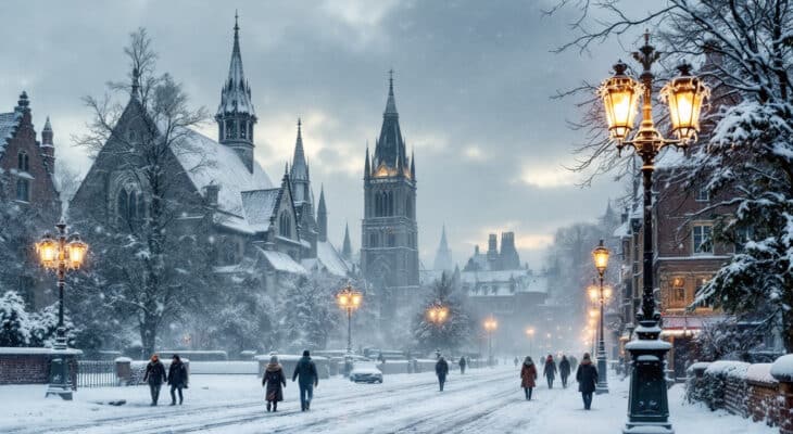 découvrez la magie de la neige en sarthe avec le mans recouvert d'un magnifique voile blanc. restez informé des conditions climatiques avec notre alerte vigilance jaune. préparez-vous à admirer un paysage hivernal enchanteur et à prendre les précautions nécessaires.