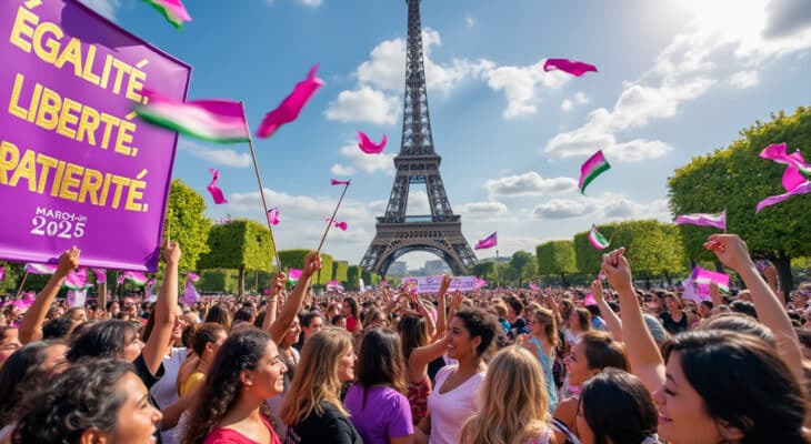 découvrez le programme riche et varié des festivités de la journée internationale des droits des femmes à paris le 8 mars 2025. participez à des événements inspirants, des conférences et des activités culturelles qui célèbrent les avancées et les luttes des femmes à travers le monde.