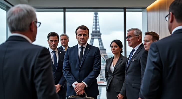 découvrez comment emmanuel macron a réagi aux annonces de donald trump concernant les droits de douane. cette réunion avec les représentants des secteurs concernés vise à évaluer les impacts et à protéger les intérêts économiques français. restez informés des enjeux économiques internationaux et des décisions politiques clés.