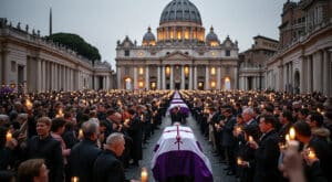 découvrez comment les obsèques du pape françois transforment rome en véritable cœur du monde, rassemblant des millions de fidèles et de curieux en hommage à un leader spirituel qui a marqué notre époque. explorez les réflexions et les émotions suscitées par cet événement historique.