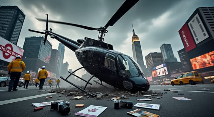 découvrez les détails tragiques d'un hélicoptère s'écrasant à new york, mettant en lumière le destin d'une famille de cinq touristes espagnols et de leur pilote. un événement bouleversant qui soulève des questions sur la sécurité aérienne.