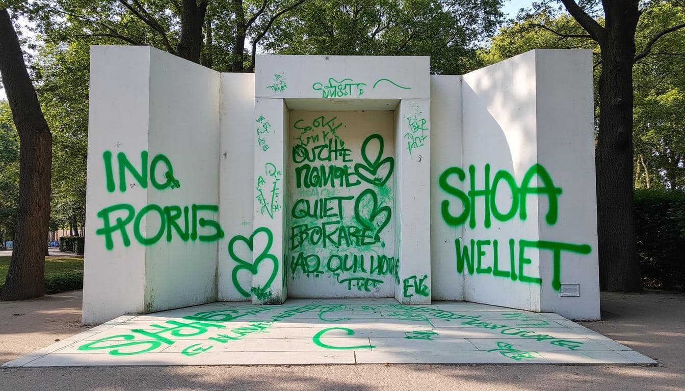 découvrez les détails choquants du vandalisme touchant le mémorial de la shoah et deux synagogues à paris, où des actes de peinture verte ont été perpétrés. une enquête est en cours pour identifier les responsables de ces attaques contre la mémoire et la foi.