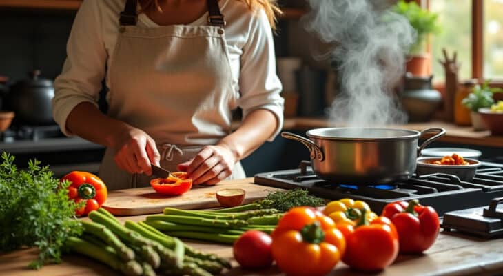 découvrez l'art de la cuisine lente et savourez chaque instant passé en cuisine. apprenez à préparer des plats savoureux et réconfortants avec des techniques traditionnelles qui revalorisent les ingrédients. redécouvrez le plaisir de cuisiner avec patience et passion.