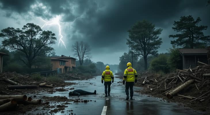 découvrez les conséquences tragiques d'un orage dévastateur dans le var, où une crue spectaculaire au lavandou a causé la mort d'une personne et laissé deux disparus. un récit choquant des événements qui ont secoué cette région pacifique.