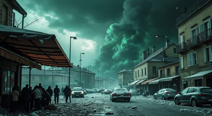 une violente grêle s'est abattue sur une ville du sud-ouest de toulouse, provoquant des destructions inédites et des scènes de désolation. découvrez les témoignages et les conséquences de cet événement météorologique exceptionnel qui a marqué les esprits.