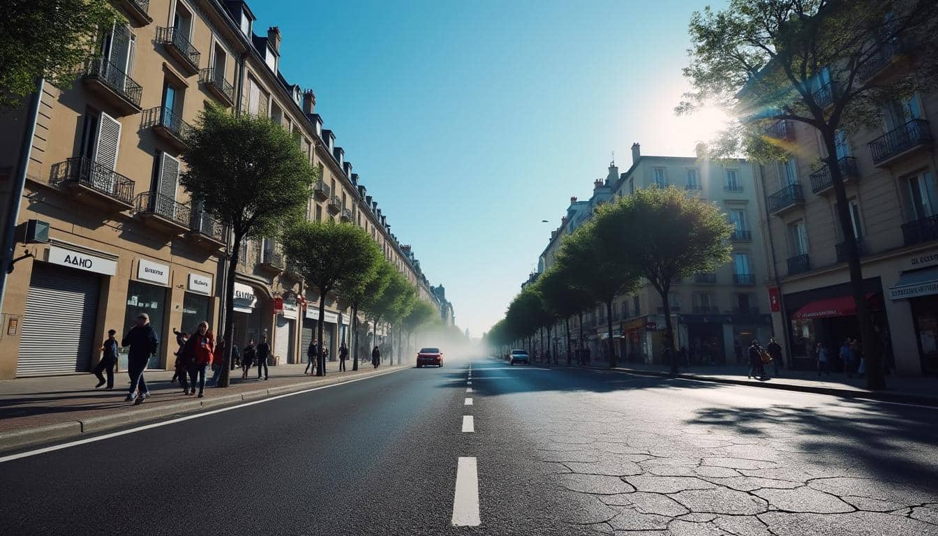 restez informé des conditions climatiques : ce dimanche, la chaleur frôle les 38 °c avec un déplacement vers l'est de cette vague de chaleur. deux départements sont sous surveillance. protégez-vous et restez en sécurité!