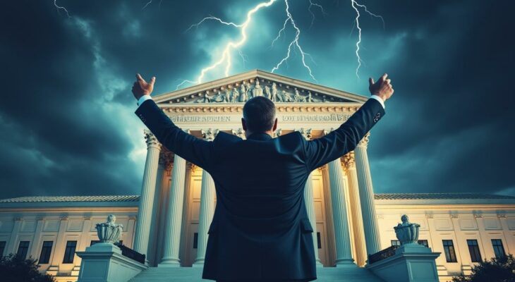 la cour suprême des états-unis limite les compétences judiciaires, une décision que donald trump qualifie d'immense victoire. découvrez les implications de cette décision et les réactions qu'elle suscite dans le paysage politique américain.