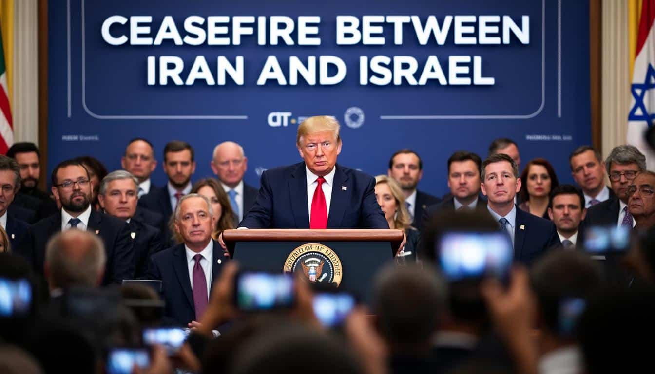 donald trump a déclaré que le cessez-le-feu entre l'iran et israël est désormais en vigueur, marquant une étape significative vers la paix au moyen-orient. découvrez les détails de cette annonce historique et ses implications géopolitiques.