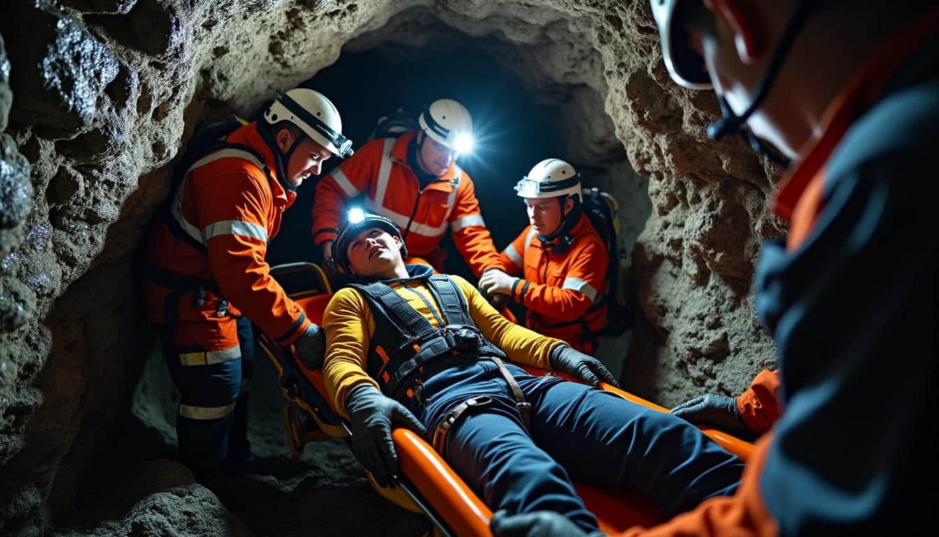 découvrez l'incroyable histoire de trois spéléologues piégés dans une cavité souterraine en isère, dont un jeune homme de 25 ans gravement blessé. cet incident soulève des questions sur la sécurité en spéléologie et les défis auxquels font face les équipes de secours.