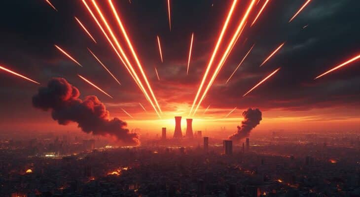 découvrez comment israël fait face à une escalade des attaques de missiles venues d'iran, tandis que téhéran menace de frapper deux de ses installations nucléaires. une situation géopolitique tendue qui soulève des enjeux majeurs pour la sécurité régionale.