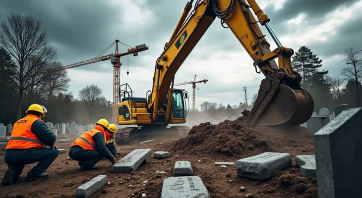 découvrez les détails d'un tragique accident survenu sur le chantier du cimetière d'émile louis, où un gendarme a perdu la vie à la suite d'un coup de godet. une enquête est en cours pour comprendre les circonstances de ce drame.