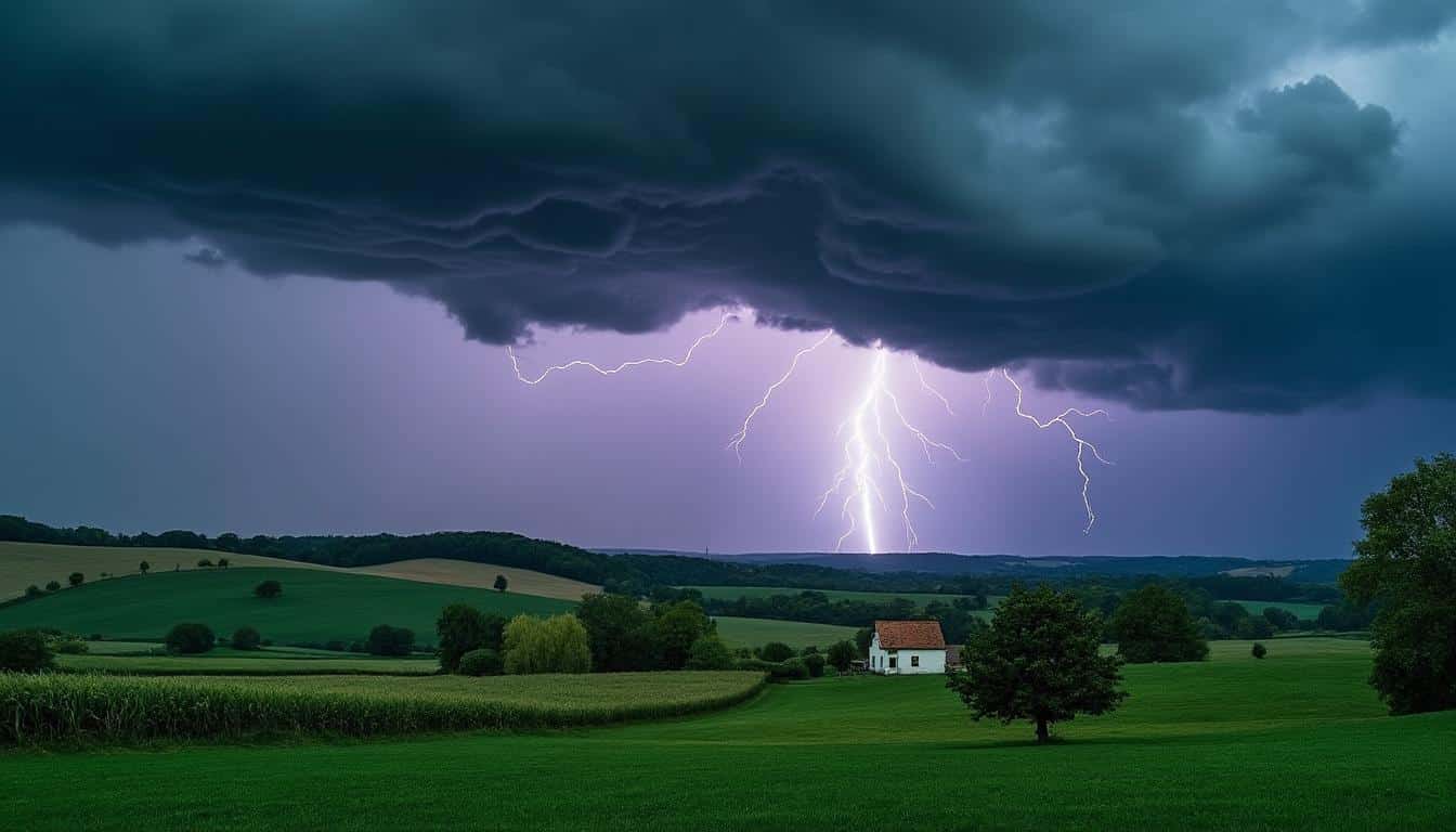 restez informé sur la vigilance orange concernant 10 départements français, confrontés à des orages imminents. découvrez les zones concernées, les conseils de sécurité et les précautions à prendre pour protéger votre famille face à ces conditions climatiques extrêmes.