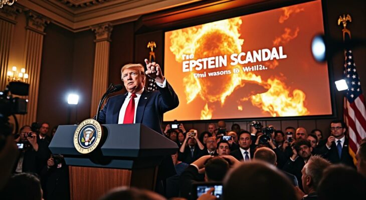 découvrez comment donald trump réagit face aux répercussions de l'affaire epstein, tentant de calmer la tempête médiatique qui entoure cette controverse. analyse des stratégies de communication et des enjeux politiques liés à cette affaire.