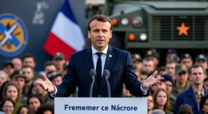 emmanuel macron souligne l'urgente nécessité d'augmenter le budget militaire face à l'intensification des menaces. dans un contexte mondial incertain, il appelle à renforcer nos capacités de défense pour assurer la préservation de notre liberté et de nos valeurs.