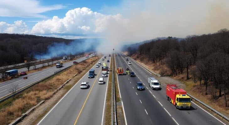 découvrez les dernières nouvelles sur l'incendie dans l'hérault, avec la réouverture de l'a9 sur trois voies dans les deux sens. les pompiers demeurent sur place pour assurer la sécurité et gérer la situation. restez informés des développements et des mesures prises.