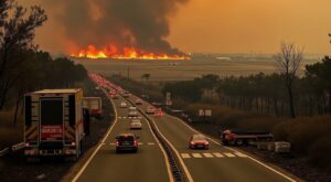 découvrez comment un incendie dévastateur près de marseille provoque des blocages de routes et paralyse un aéroport, impactant la circulation et la sécurité dans la région. restez informés des dernières actualités sur cette situation alarmante.
