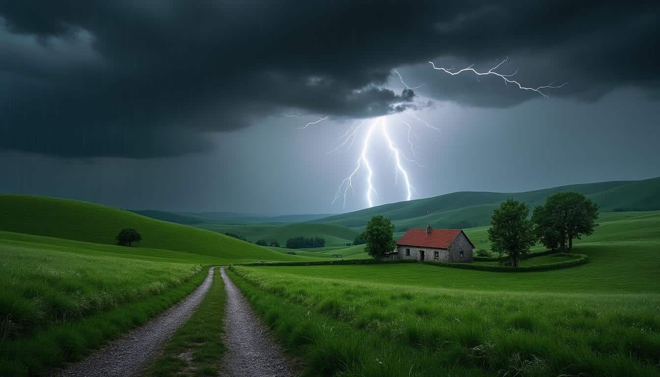 découvrez les alertes météo du samedi : huit départements placés sous vigilance orange en raison de violents orages et de risques d'inondations. restez informés et préparez-vous aux intempéries.