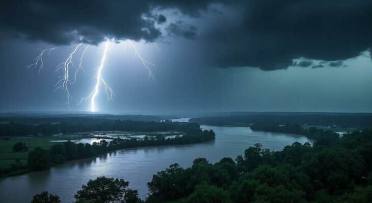 ce samedi, huit départements français sont placés sous vigilance orange en raison de prévisions d'orages violents et de risques d'inondations. restez informés et prenez les précautions nécessaires pour assurer votre sécurité.