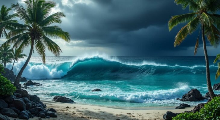 découvrez les premiers signes de recul des eaux en polynésie suite au tsunami qui a frappé le pacifique. analyse des impacts et témoignages des habitants face à ce phénomène naturel dévastateur.