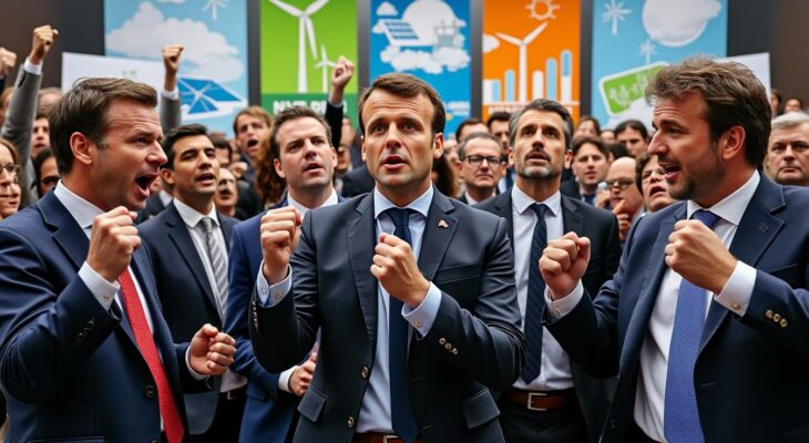 découvrez comment la macronie réagit face à la prise de position de lr sur les énergies renouvelables. un débat qui soulève des inquiétudes sur l'avenir énergétique de la france et soulève des questions sur la responsabilité politique.