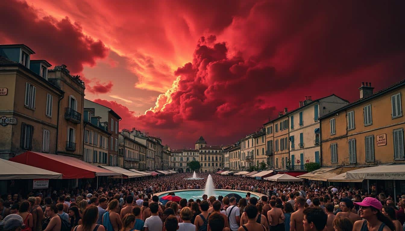 canicule dans le sud-ouest : 12 départements en alerte rouge ce lundi. pics de chaleur, records possibles et conseils de prévention pour se protéger.