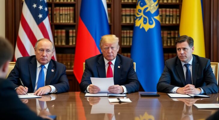 donald trump révèle l'organisation d'une rencontre imminente entre vladimir poutine et volodymyr zelensky, marquant une étape cruciale dans les relations internationales. découvrez les enjeux et les implications de cet événement majeur.