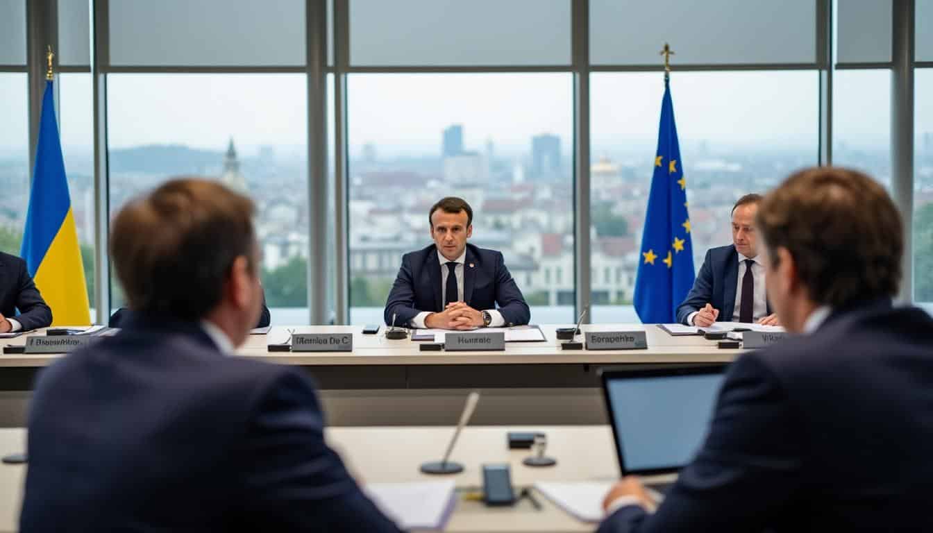 découvrez comment emmanuel macron met en avant le rôle crucial de l'ukraine dans son avenir, à l'approche du sommet très attendu entre trump et poutine. une analyse des enjeux géopolitiques et des implications pour la région.
