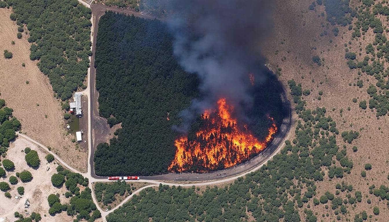 un incendie dévastateur ravage l'aude, touchant des milliers d'hectares de forêts. malgré les rafales de vent marin, les équipes de secours luttent sans relâche pour maîtriser les flammes. suivez les dernières actualités sur cette situation d'urgence.