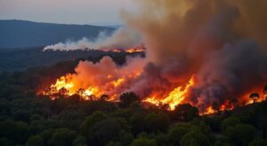 suivez l'actualité de l'incendie en cours dans l'aude, où des milliers d'hectares de forêts sont consumés par les flammes, exacerbés par des rafales de vent marin. informez-vous sur l'évolution de la situation et les efforts des pompiers pour contenir le sinistre.