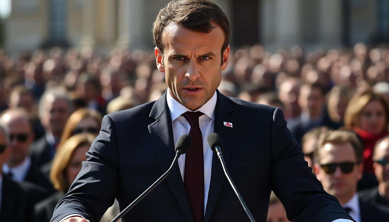 emmanuel macron dénonce l'inaction de certains dirigeants face à la guerre en ukraine, critiquant ceux qu'il considère comme des « somnambules » indifférents au conflit en cours.