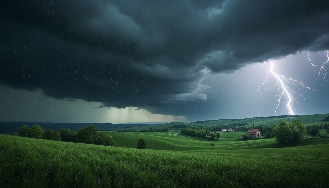 soyez informé des dernières alertes météo : ce samedi, 47 départements sont placés en vigilance jaune pour risque d’orages. consultez la liste complète et les recommandations à suivre.