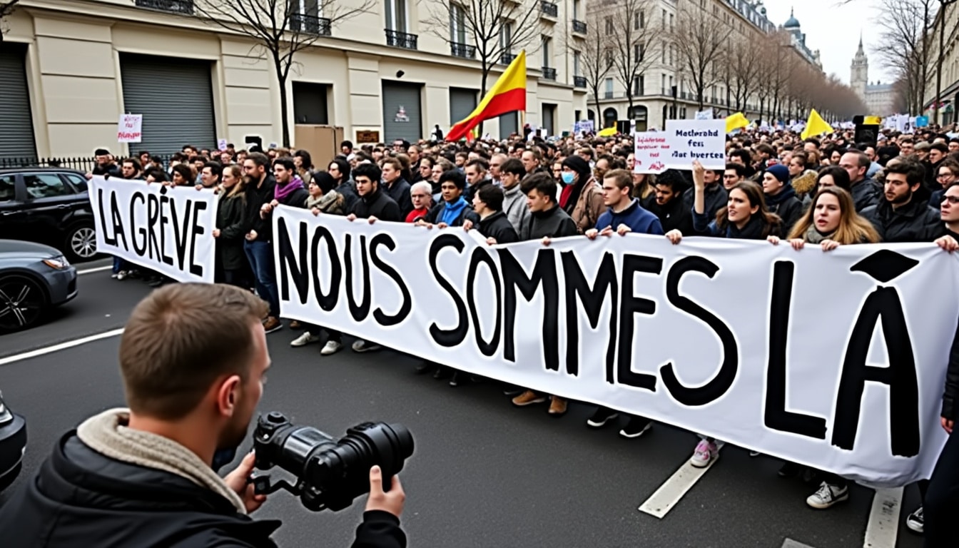 suivez en direct la grève du 18 septembre : tensions signalées à rennes alors que le cortège s’élance à paris. restez informé des dernières actualités et mobilisations partout en france.
