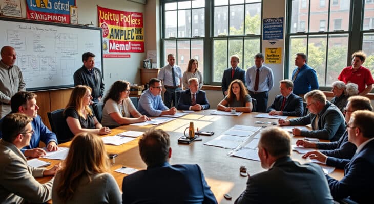 suivez en direct la mobilisation du 18 septembre : les syndicats se réunissent pour faire le point et décider des actions à venir. restez informé des dernières actualités sur les prochaines étapes du mouvement.