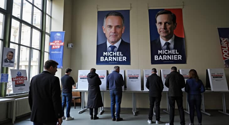 à paris, la participation aux élections législatives partielles demeure faible à la mi-journée. cette mobilisation timide pourrait-elle compromettre les chances de michel barnier ? analyse des enjeux et perspectives pour la suite du scrutin.