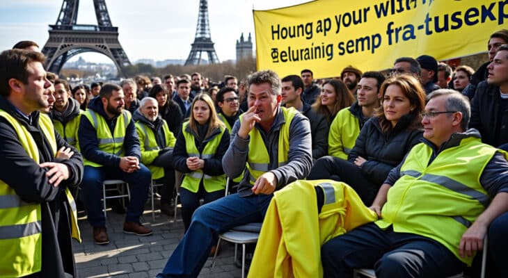 le 10 septembre, retrouvez l'énergie des gilets jaunes en participant aux assemblées générales. un moment vital pour renforcer la solidarité, débattre des revendications et relancer la mobilisation citoyenne. rejoignez-nous pour faire entendre vos voix !