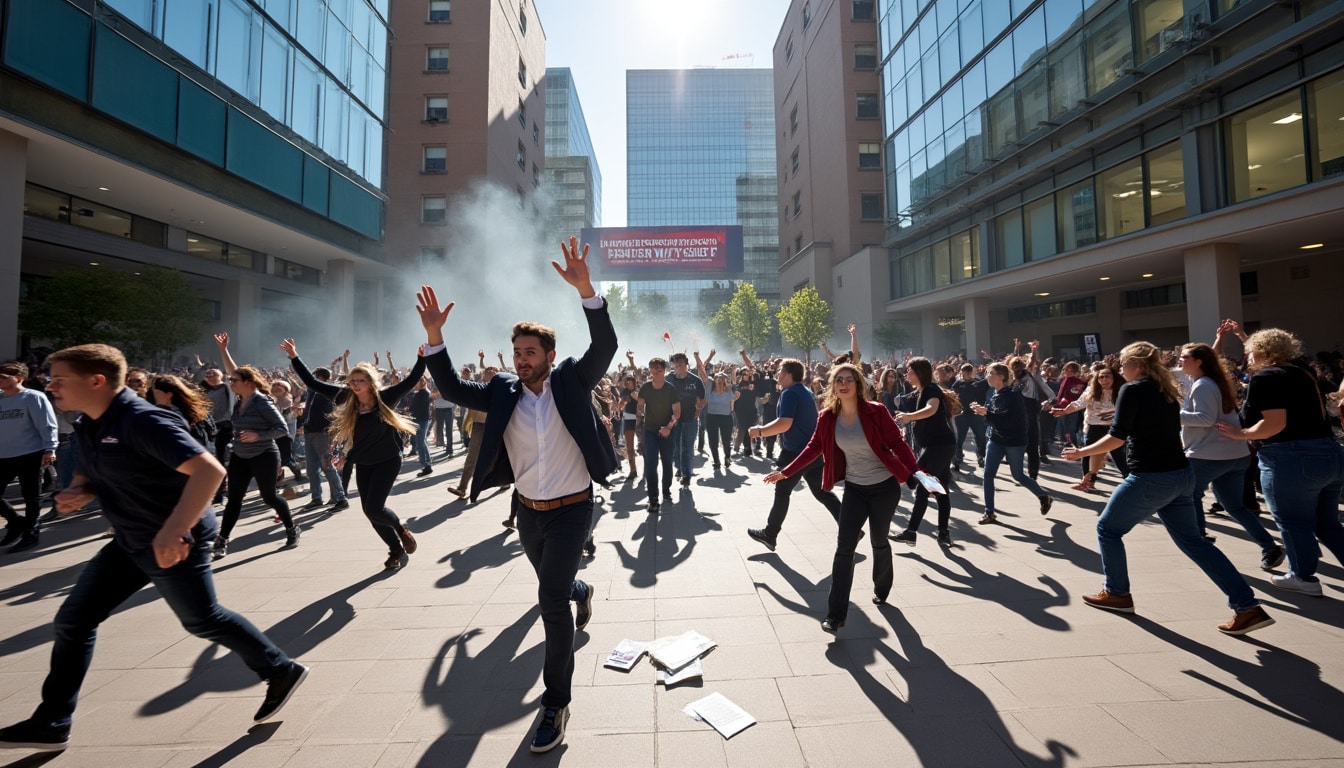 charlie kirk, célèbre influenceur conservateur américain, a été tragiquement abattu lors d’un événement universitaire en utah, d’après des révélations transmises par donald trump. découvrez les détails de cette affaire bouleversante.