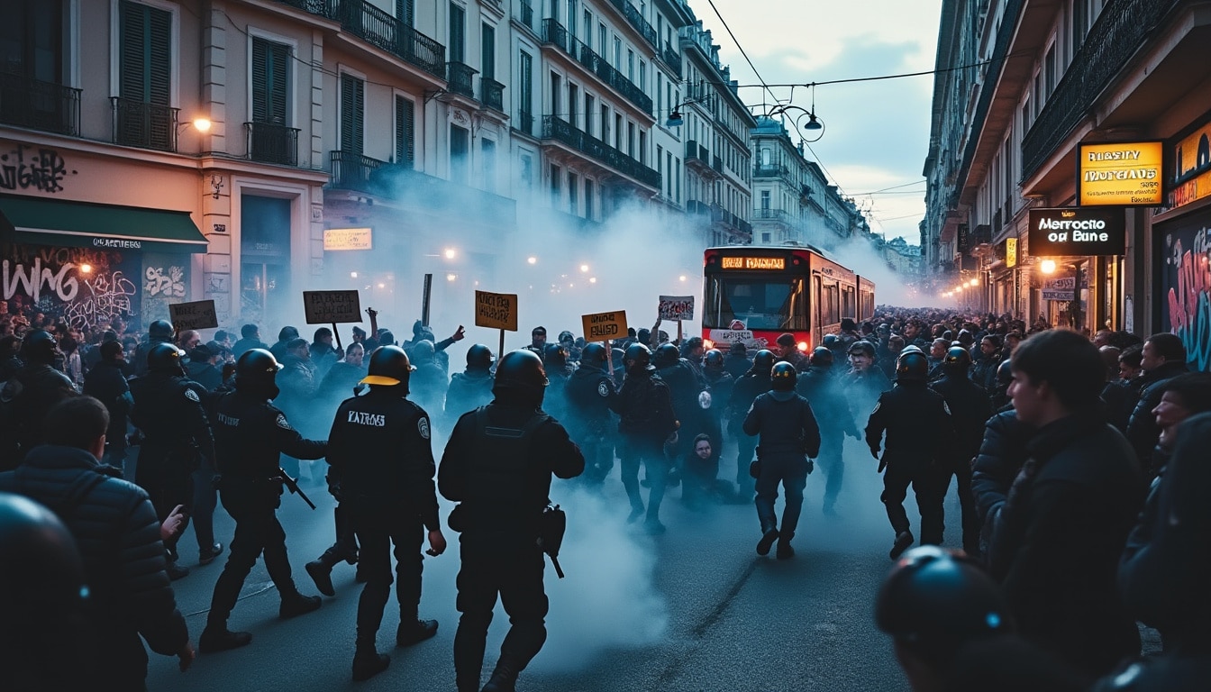 découvrez comment la manifestation violente organisée par 'bloquons tout' a fortement perturbé le réseau tcl à lyon. retour sur les faits marquants de cette journée sous tension et ses conséquences sur les transports en commun lyonnais.
