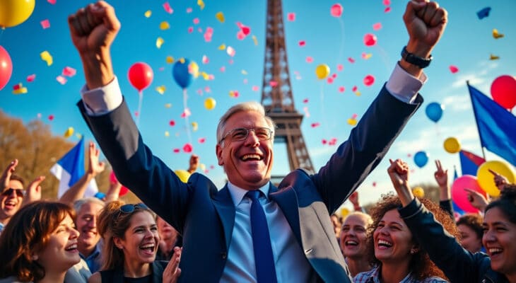 michel barnier remporte brillamment l’élection législative partielle à paris, s’imposant avec une majorité écrasante de 62 %. un succès marquant pour l’homme politique français.