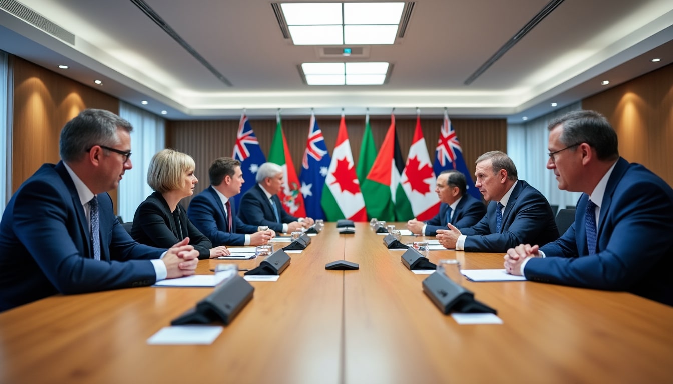 découvrez comment le royaume-uni, le canada et l'australie marquent un tournant historique en soutenant la reconnaissance de l'état de palestine, à la veille du discours crucial d'emmanuel macron à l'onu.