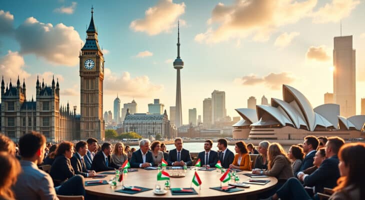 le royaume-uni, le canada et l'australie annoncent leur engagement historique envers la reconnaissance de l'état de palestine, marquant un tournant diplomatique avant l'allocution d'emmanuel macron à l'onu.