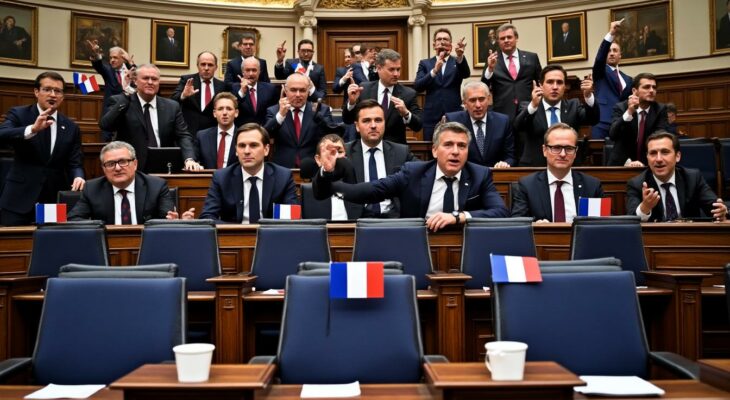 suivez en direct la polémique à l’assemblée nationale : l’absence des députés macronistes lors du vote d’un texte du rassemblement national suscite la colère de la gauche, qui dénonce une « niche parlementaire ».
