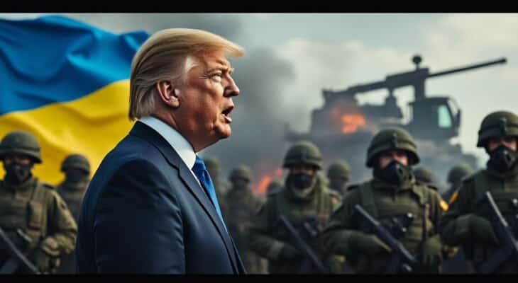 volodymyr zelensky interpelle donald trump sur la nécessité d'un soutien militaire et de garanties de sécurité américaines pour l'ukraine, dans le contexte du conflit en cours face à la russie.