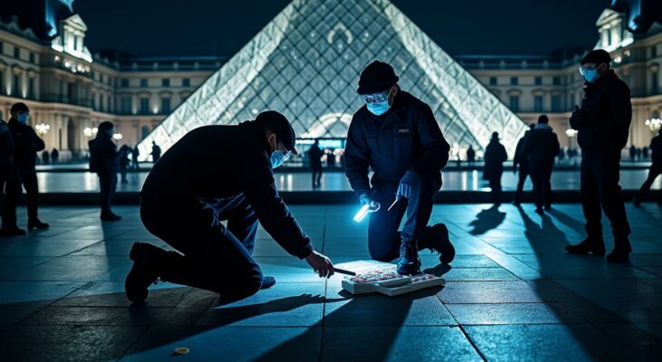 suivez en temps réel les dernières infos sur le cambriolage au louvre : les suspects ont été identifiés grâce à l'analyse de leurs adn. découvrez tous les détails de l'enquête en cours.