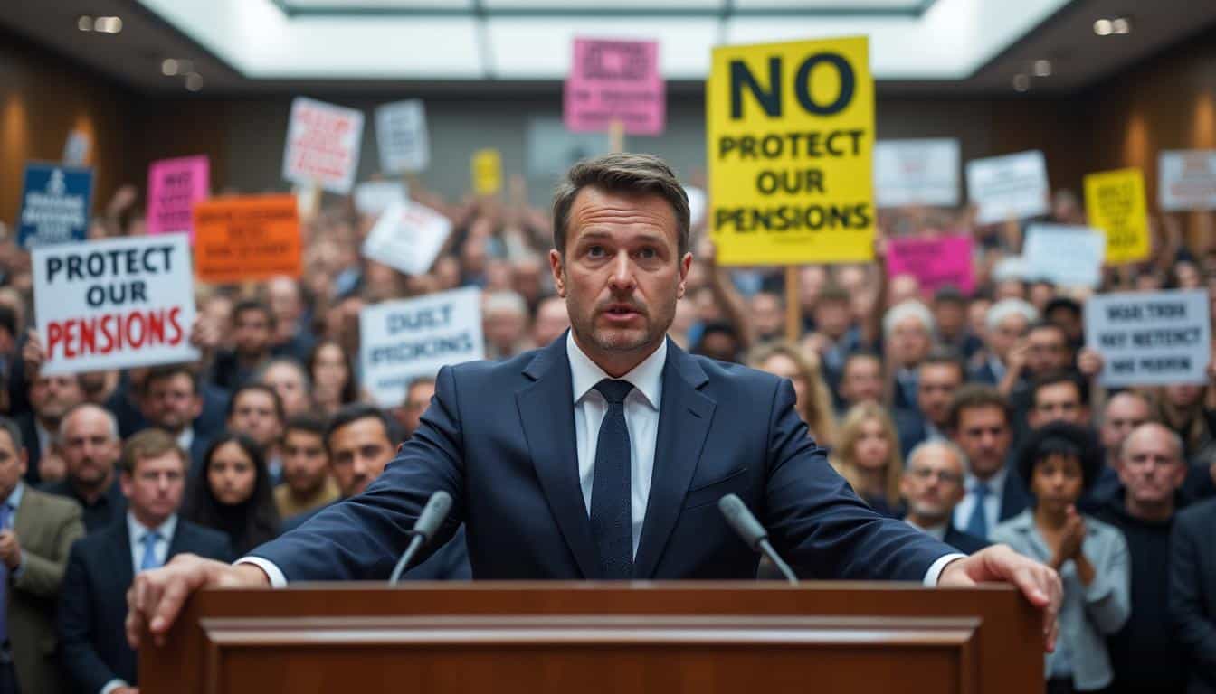 le gouvernement vient d'annoncer une suspension générale des réformes des retraites, suscitant l'inquiétude et la colère des syndicats et des retraités. découvrez les réactions et les conséquences de cette décision.