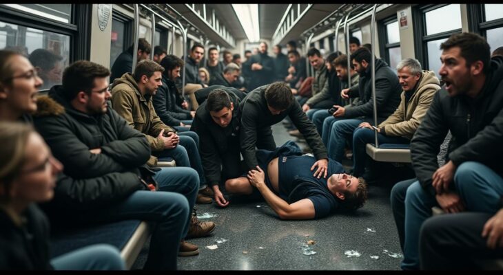 une agression au couteau a eu lieu dans un train près de cambridge, faisant dix blessés, dont neuf dans un état critique. découvrez les premiers éléments de l'enquête et les réactions des autorités.